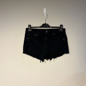 American Eagle Outfitters Black High Waist Shorts